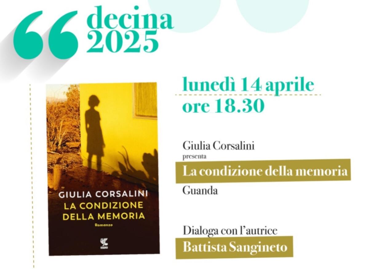 Cosenza - Per il Premio Sila '49 Giulia Corsalini presenta il suo libro - 