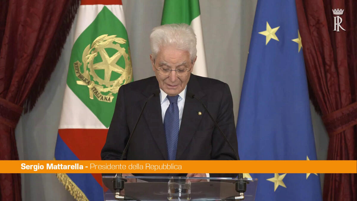 Mattarella riceve le Associazioni Combattentistiche d'Arma - 