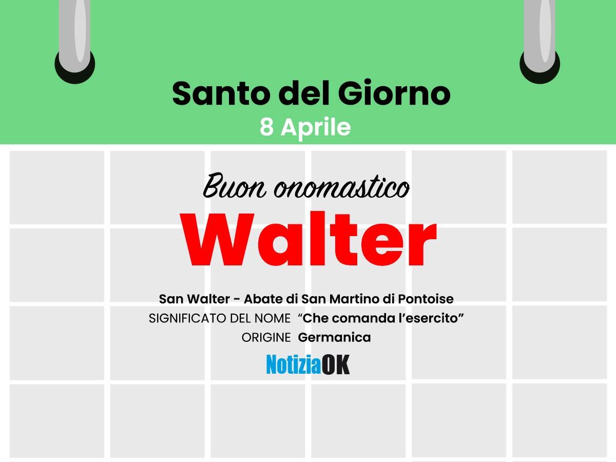 Onomastico: il Santo del giorno è San Walter - 