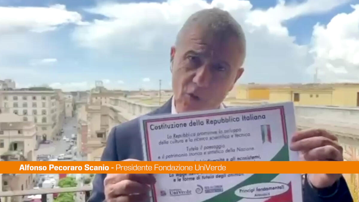 25 aprile, Pecoraro Scanio “Rilanciamo nuovo articolo 9 Costituzione" -