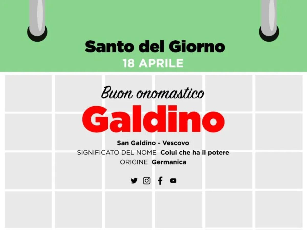 Onomastico: il Santo del giorno è San Galdino - 