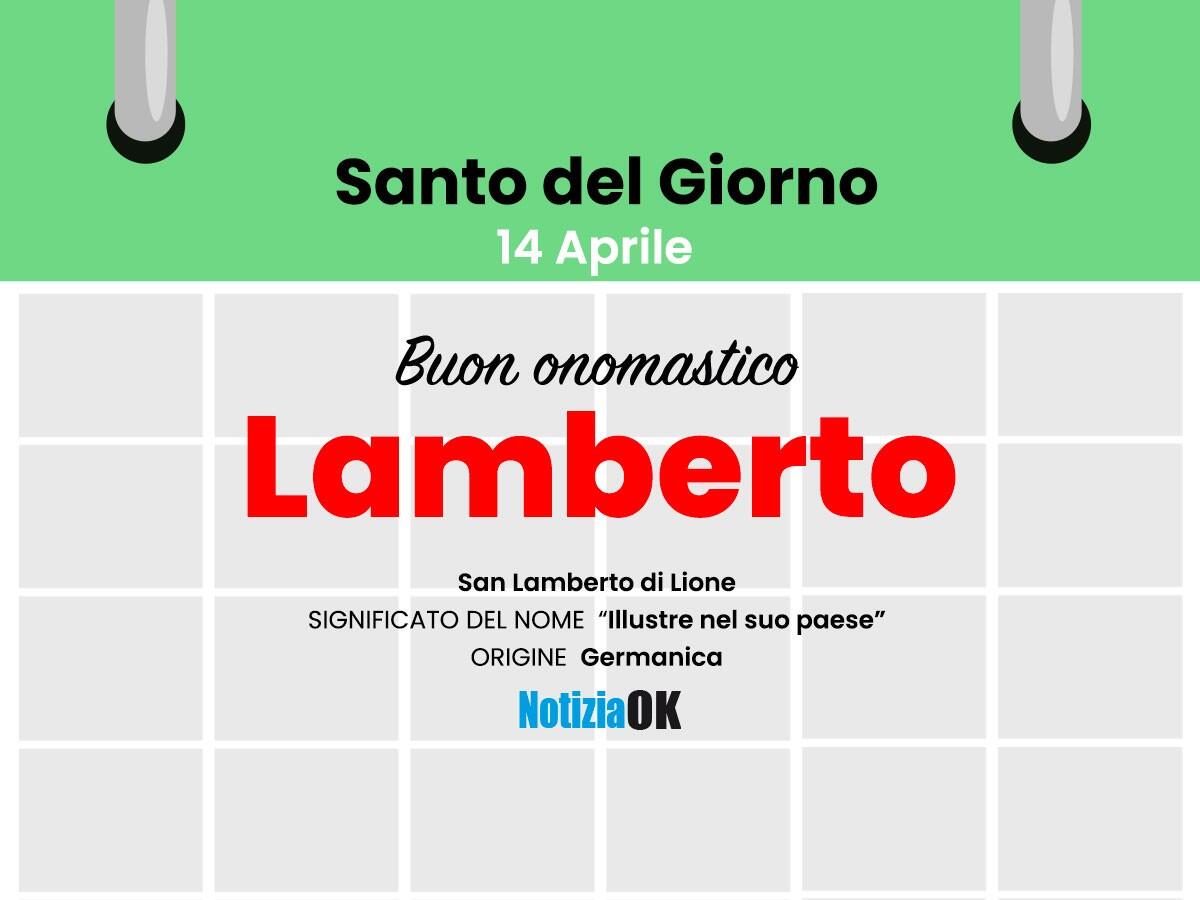 Onomastico: il Santo del giorno è San Lamberto - 