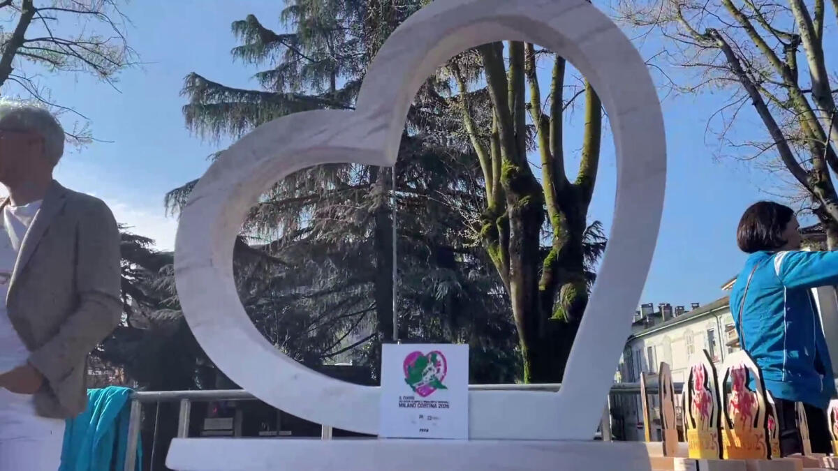 Tappa a Pavia per i "Cuori Olimpici" -