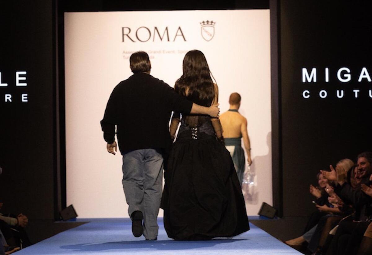 Abysso, la collezione del cutrese Salvatore Migale in passerella a Roma per Beyond Words - Foto: Emanuele Tetto