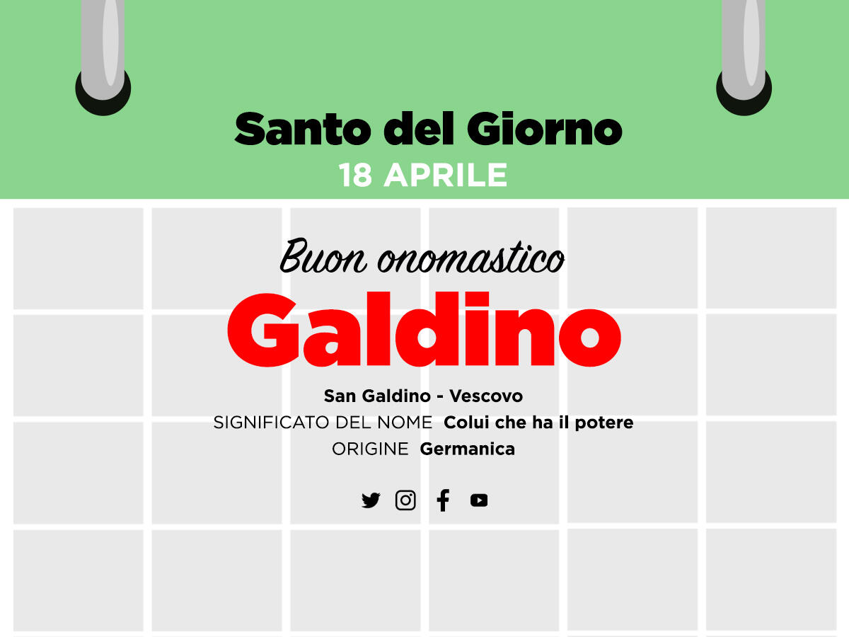 Oggi la Chiesa celebra la memoria di San Galdino - 