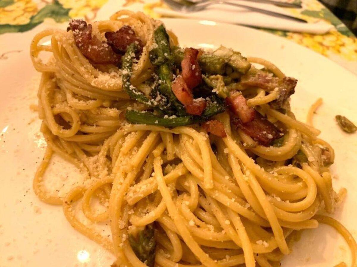 Le Ricette di Patrizia: pasta asparagi e pancetta - 