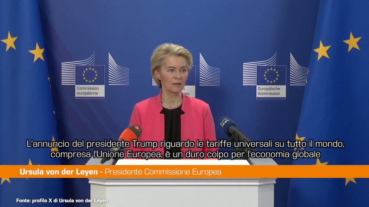 Dazi Usa, Von der Leyen "Pronti a negoziare ma anche a reagire" -