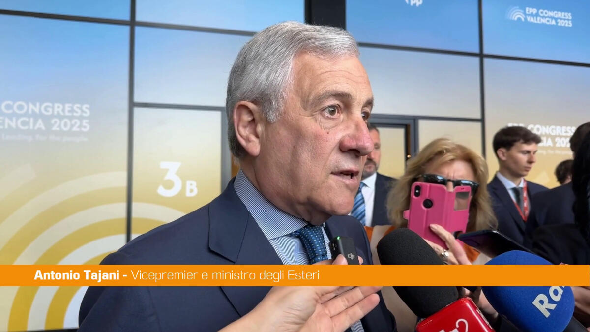 Tajani "Sì all'aumento della spesa per la difesa" - 