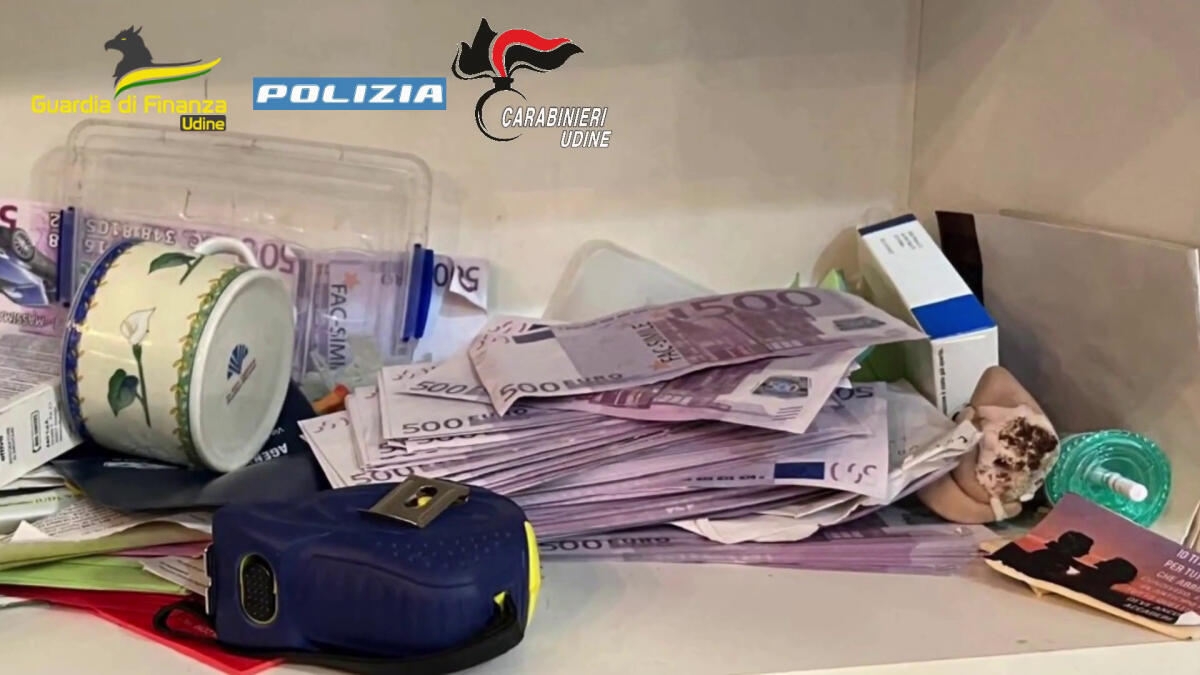 Operazione a Udine, 6 arresti e 4 sequestri di immobili -
