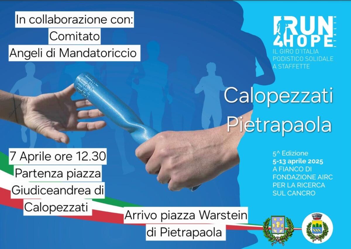 Con la Calopezzati-Pietrapaola si corre per la prevenzione e la ricerca -