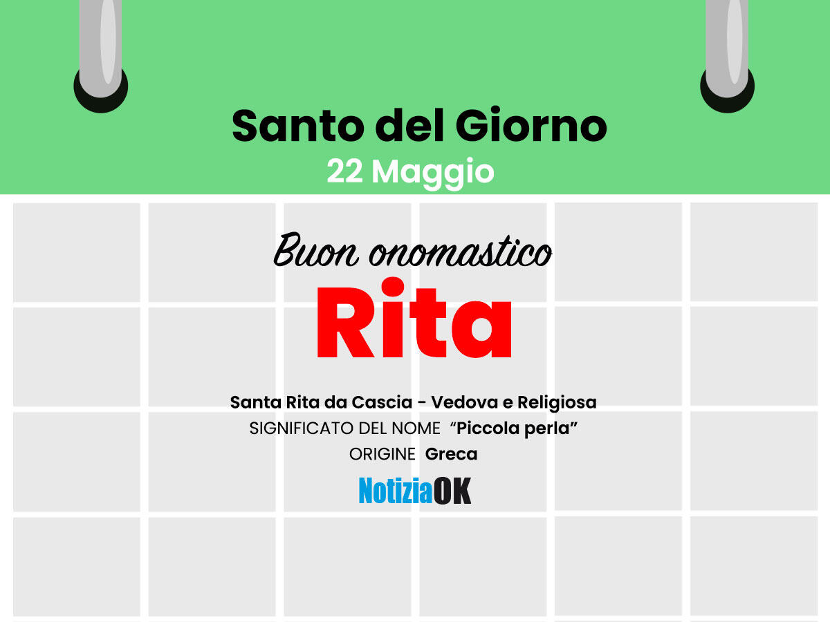Oggi è Santa Rita - 