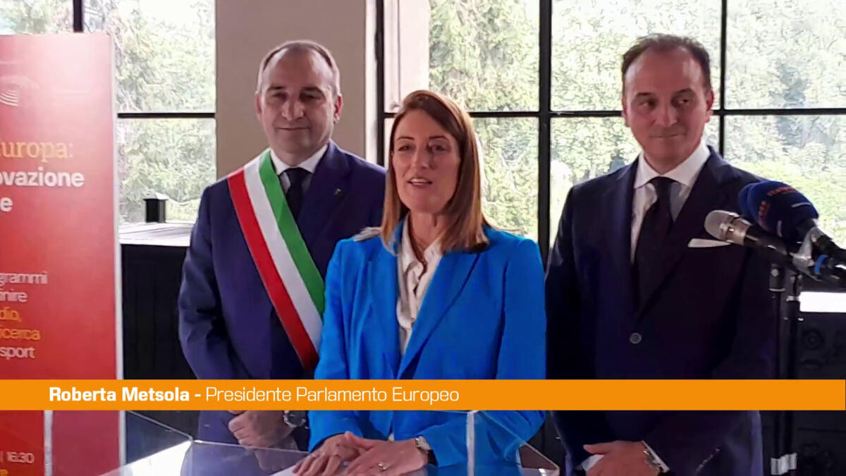 Ue, Metsola "Servono più investimenti per l'innovazione" - 