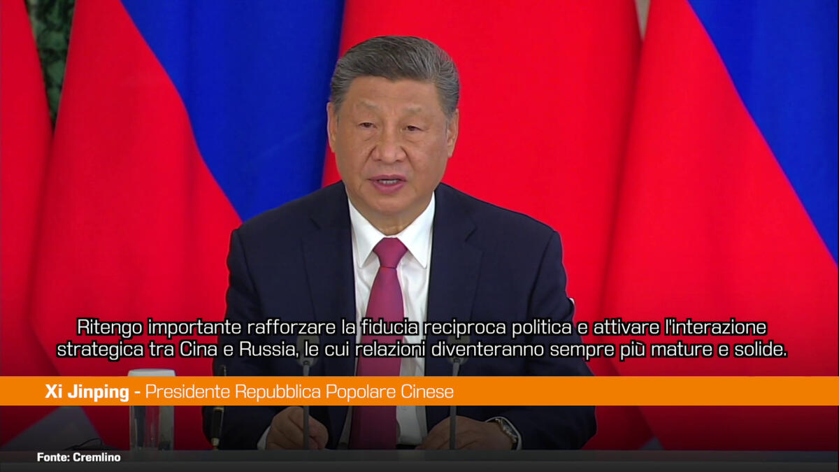 Xi Jinping "Cooperazione Cina-Russia supererà ogni ostacolo" -