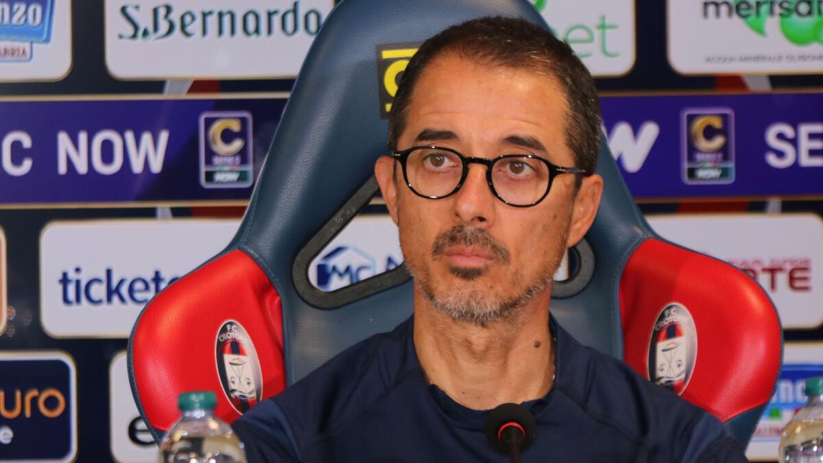 #VicenzaCrotone | Mister Longo: "Siamo convinti di potercela fare" - 
