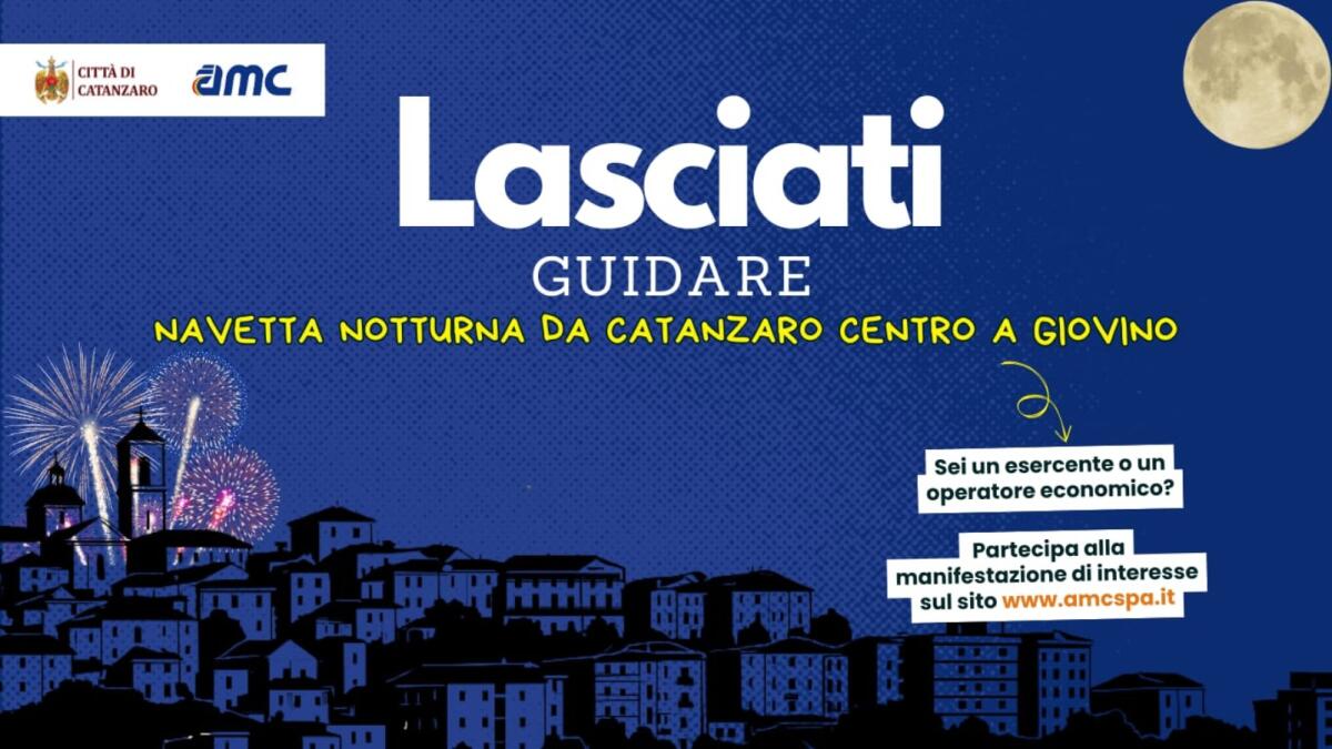 Catanzaro - Il Comune lancia il servizio navetta gratuito notturno per la movida - 
