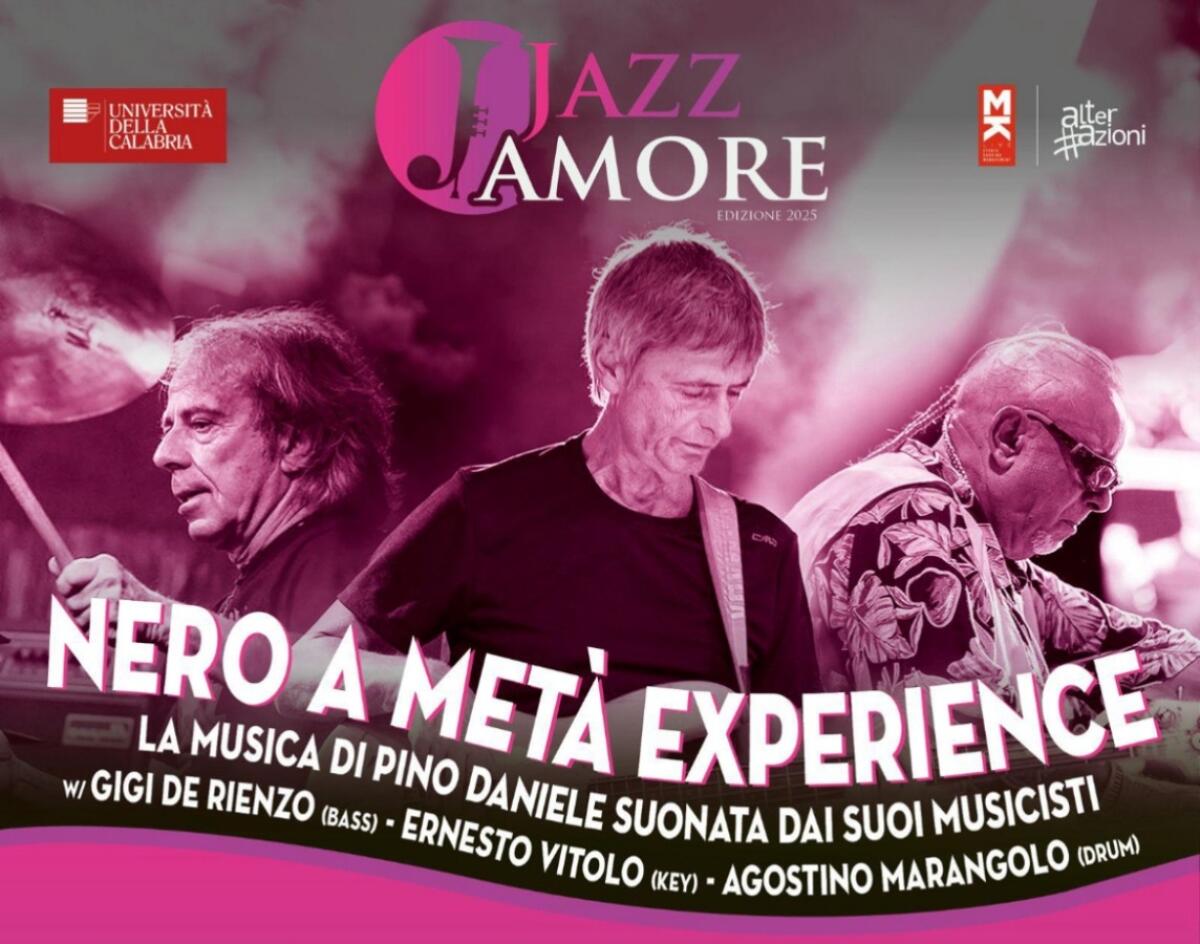 Rende - JazzAmore, all'Unical il tributo a Pino Daniele dei suoi storici musicisti  - 