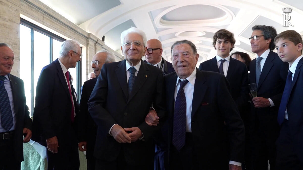 Mattarella ai 100 anni del presidente emerito della Consulta Ruperto - 