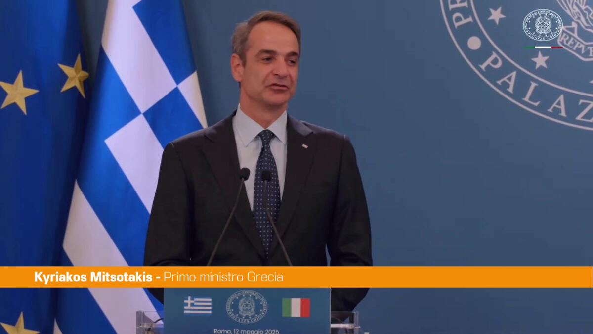 Mitsotakis "Rapporto Italia-Grecia affronta nuove sfide e opportunità" -