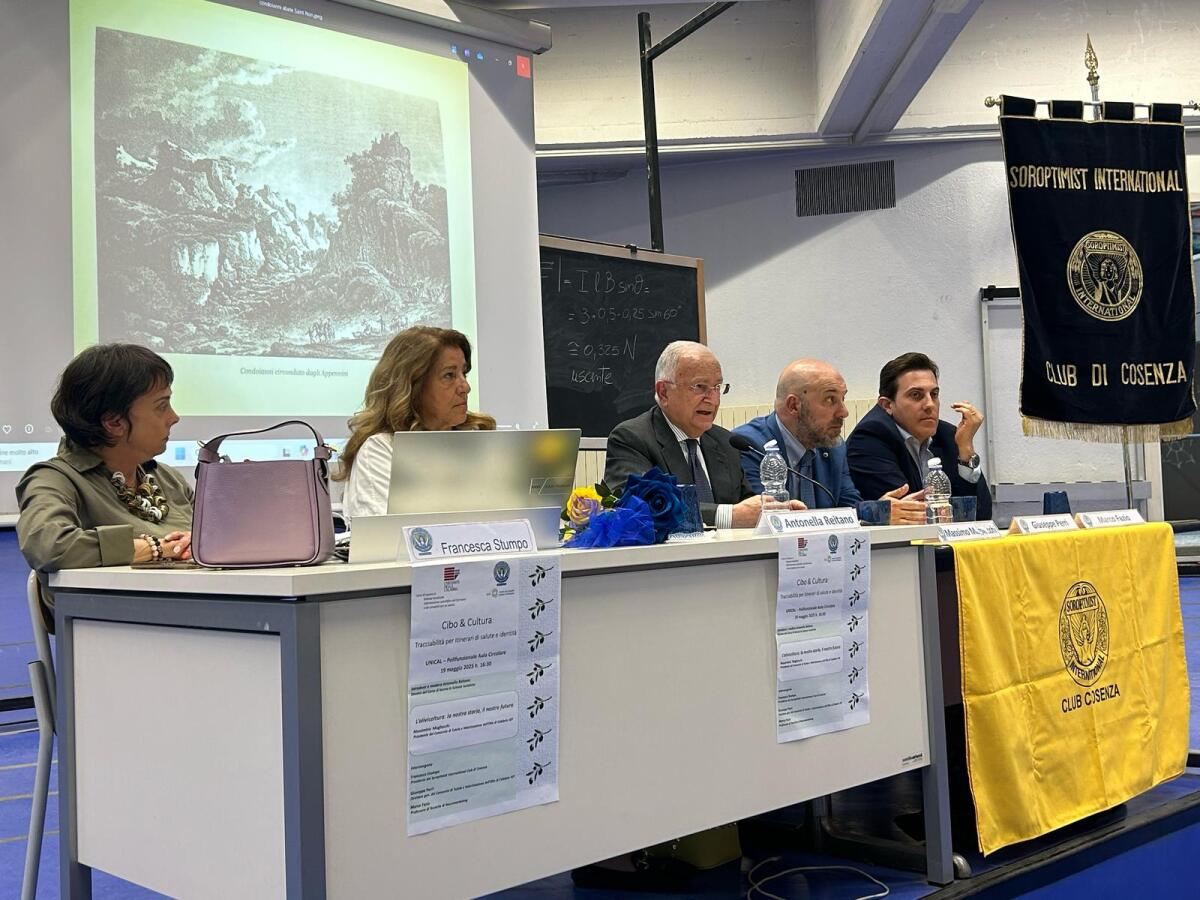 All'Unical, l'incontro “Cibo &amp; cultura. Tracciabilità per itinerari di salute e identità” - 