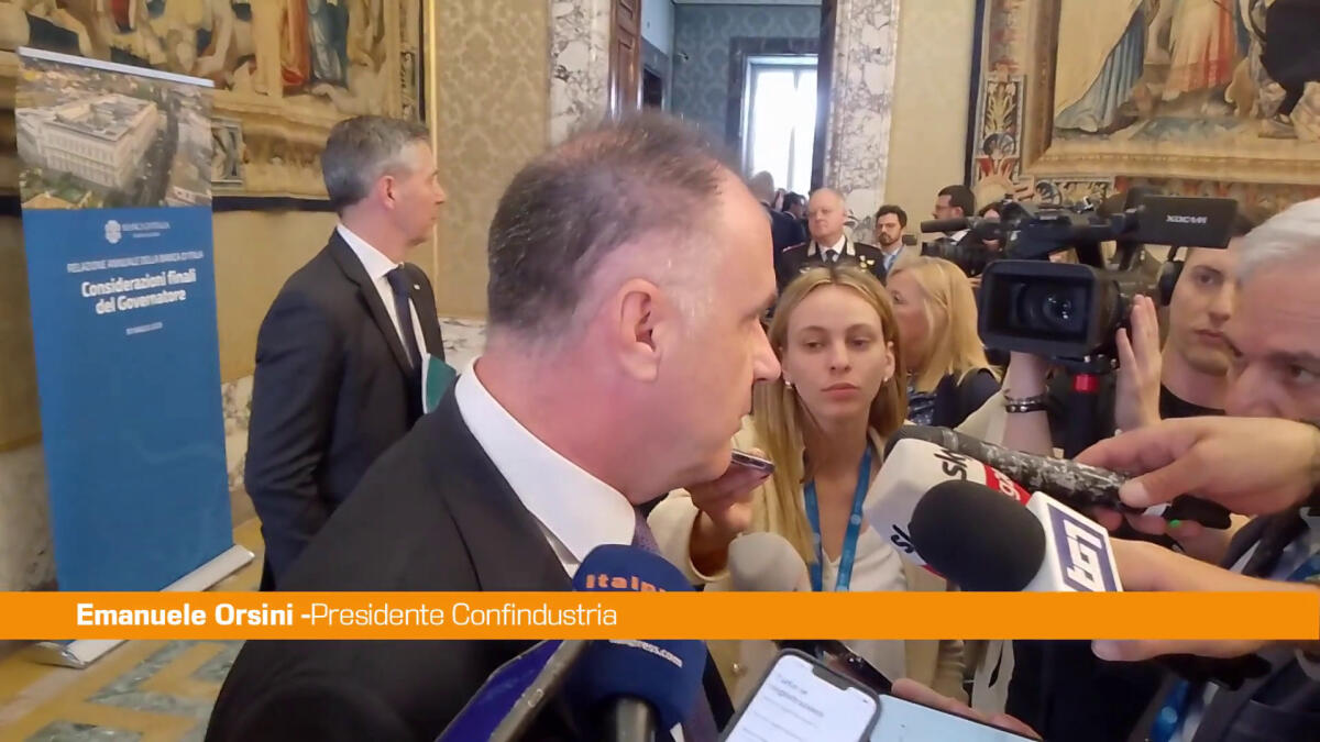 Orsini "Da Panetta parole positive su dazi e costi dell'energia" -