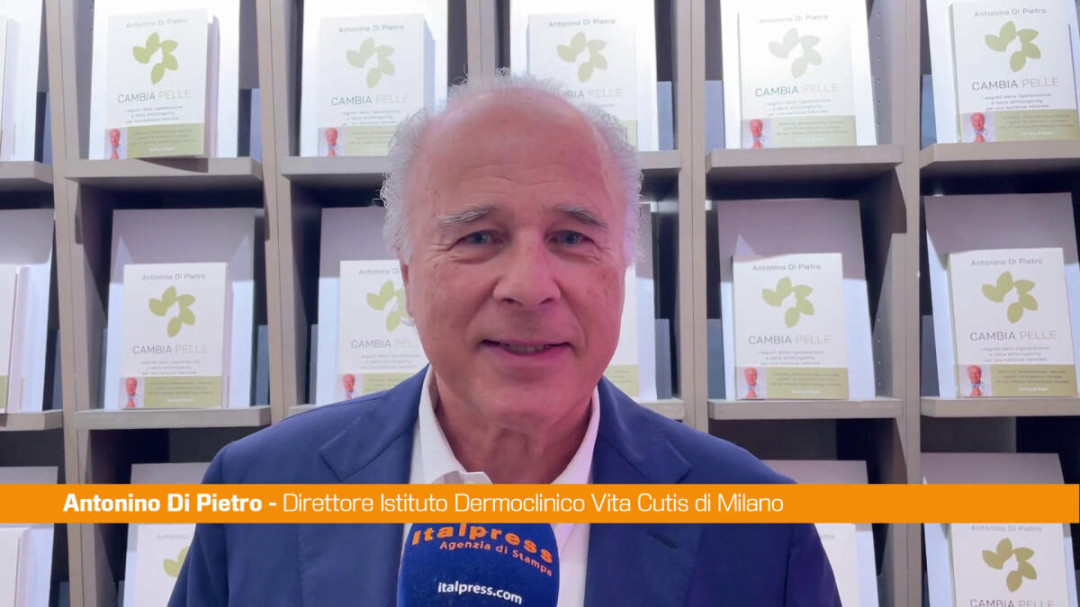 Di Pietro "Aiutare nostra pelle a restare giovane in maniera naturale" -