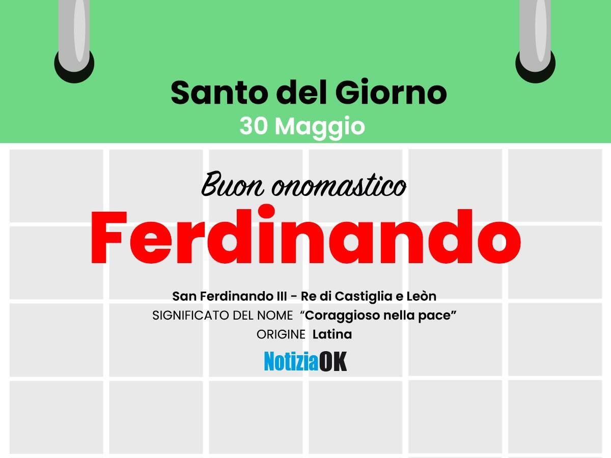 Oggi la Chiesa celebra la memoria di San Ferdinando - 
