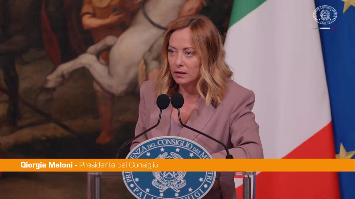 Meloni "Invio truppe in Ucraina non è più un tema di discussione" - 