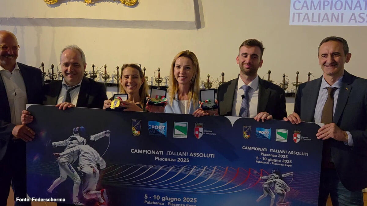 Scherma, presentati a Piacenza gli Assoluti 2025 -