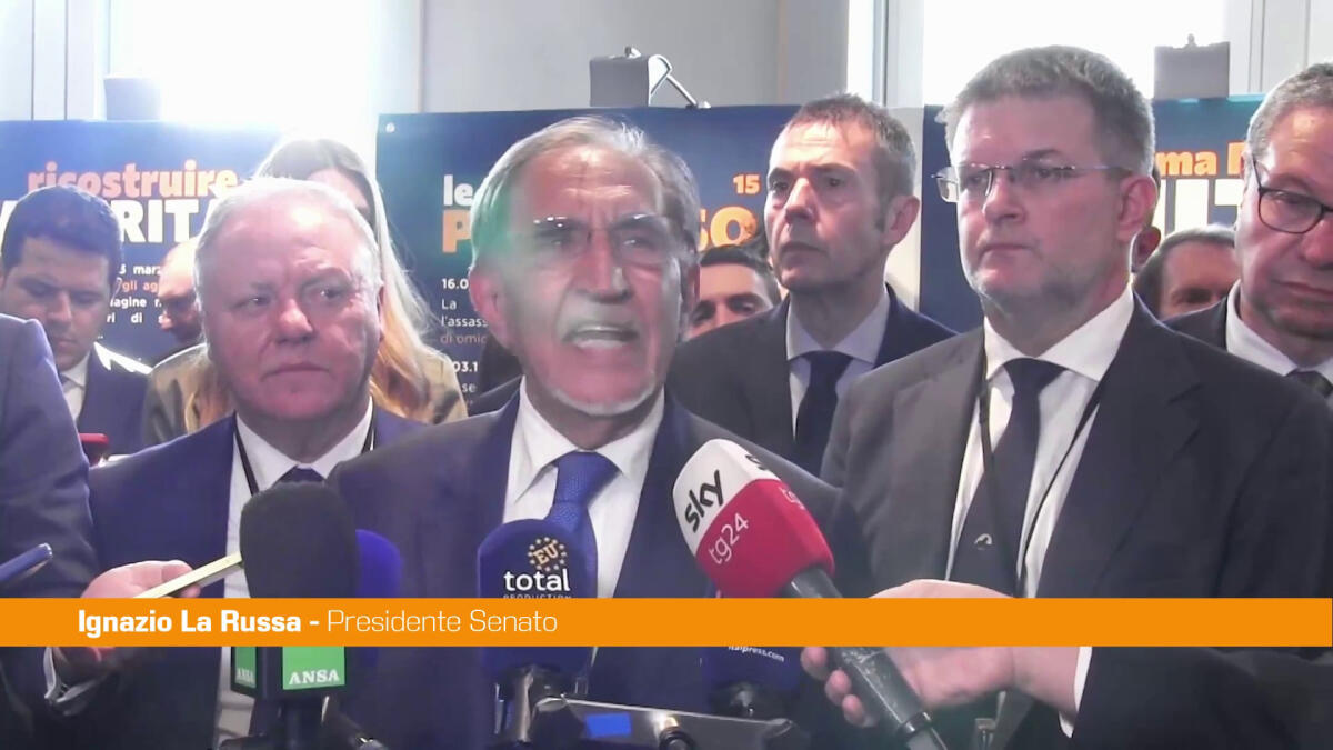 La Russa "Confronto politico sia civile, non accettiamo provocazioni" - 