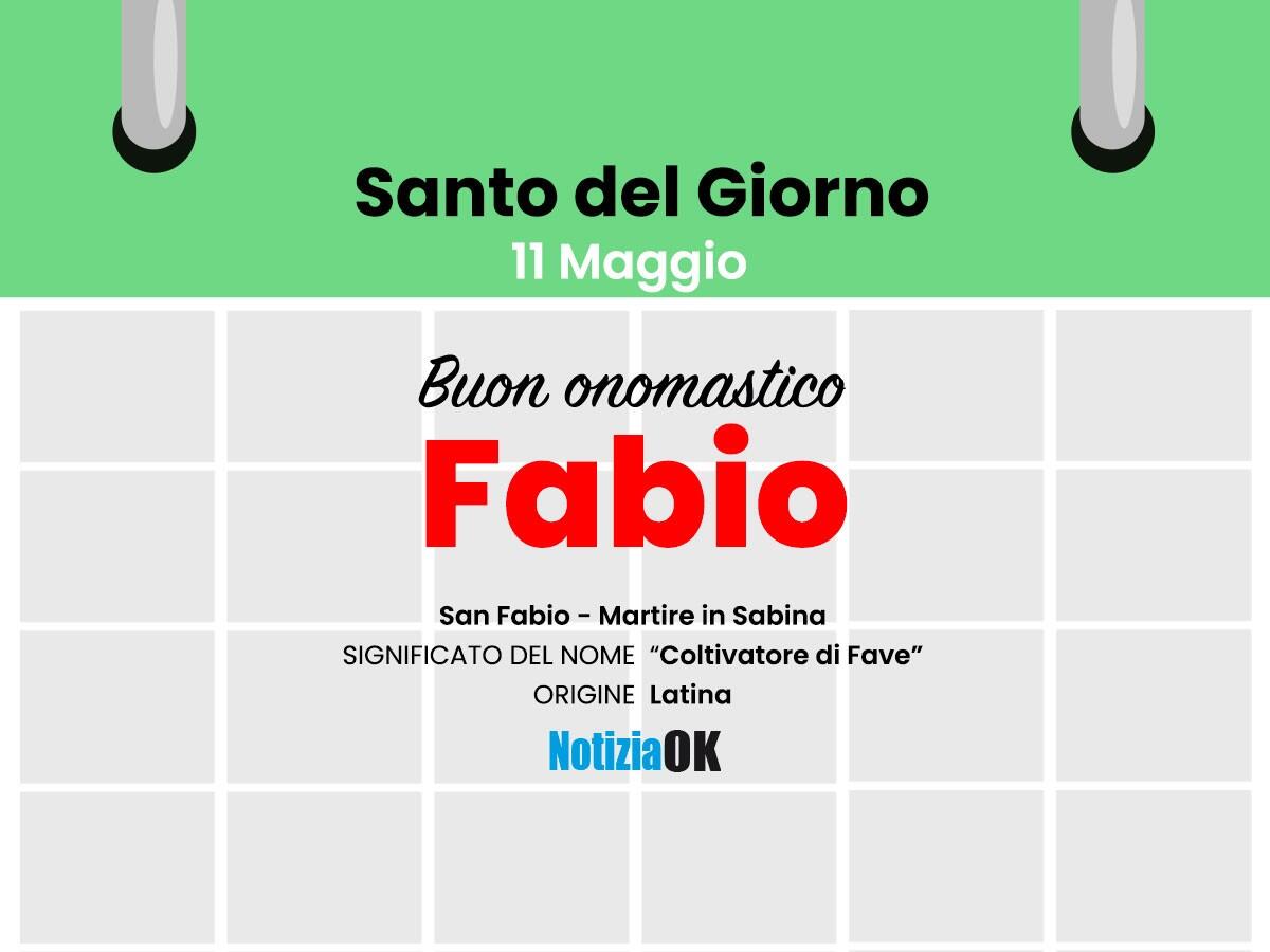 Onomastico: il Santo del giorno è San Fabio - 