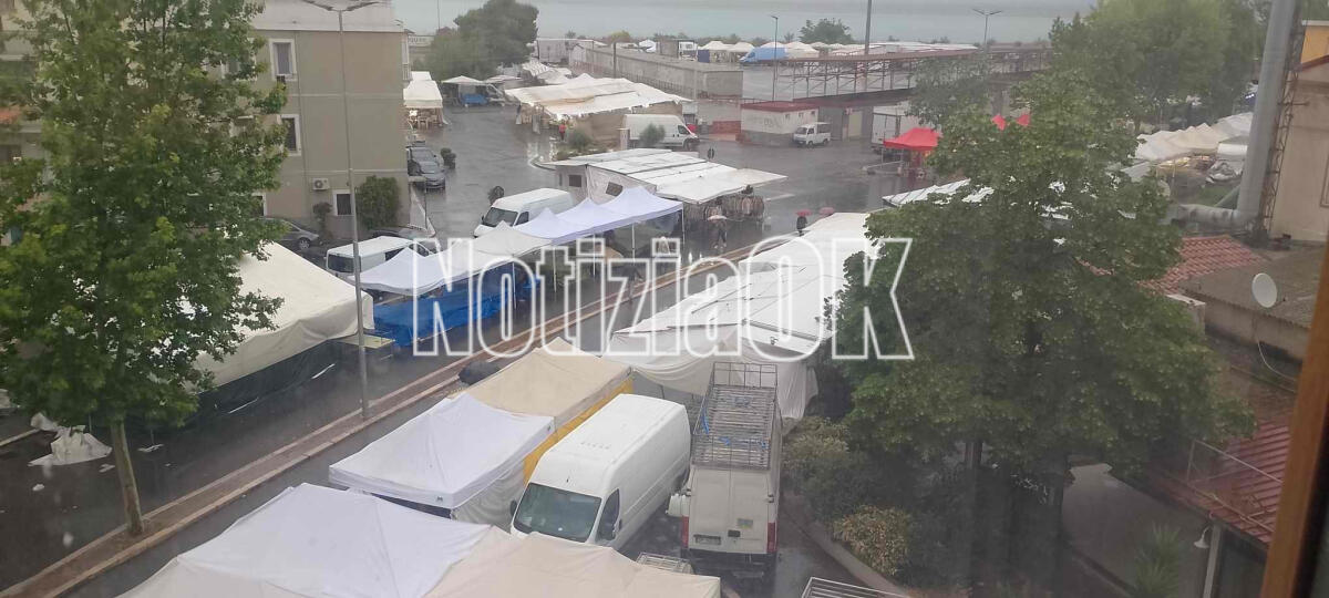 Crotone - Fiera della Madonna sotto l’acqua: disagi e speranze tra i commercianti - 