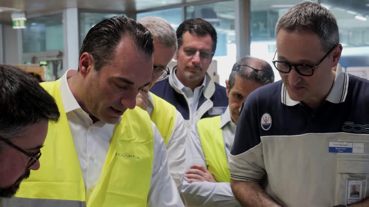Stellantis, Filosa visita lo stabilimento di mirafiori - 