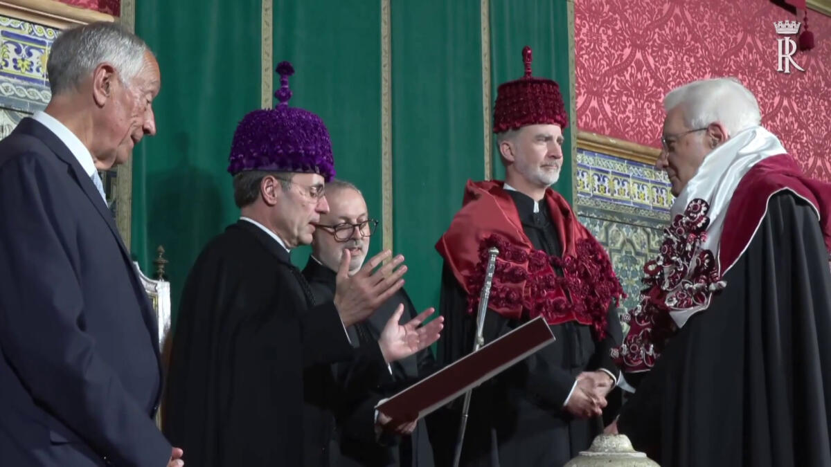 Mattarella Dottore Honoris Causa dell’Università di Coimbra -