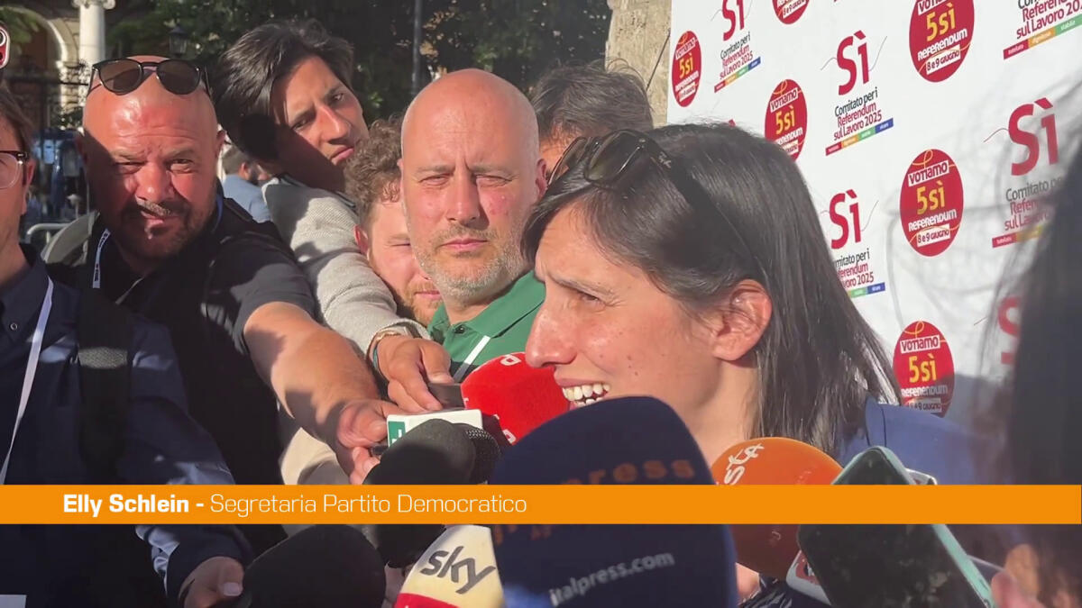 Referendum, Schlein "Cittadini hanno possibilità di cambiare le leggi" - 
