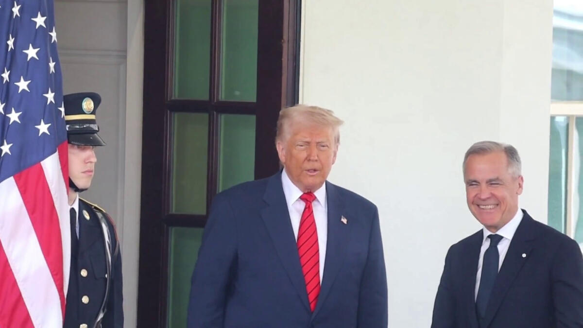 Trump accoglie il premier canadese Carney alla Casa Bianca -