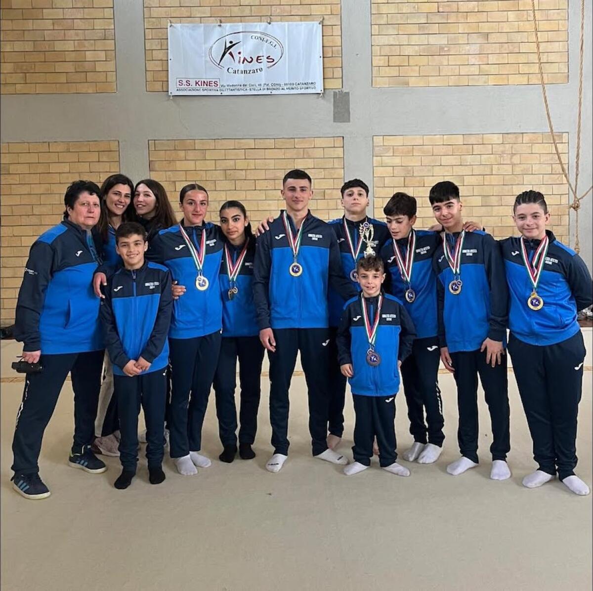 Ginnastica artistica - Pioggia di medaglie per l’Asd Magna Grecia ai Campionati Regionali - 