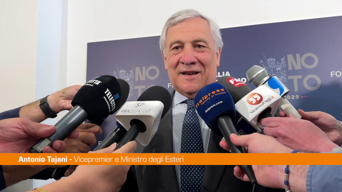 Sicilia, Tajani "Da Fi e Governo sostegno al lavoro di Schifani" -