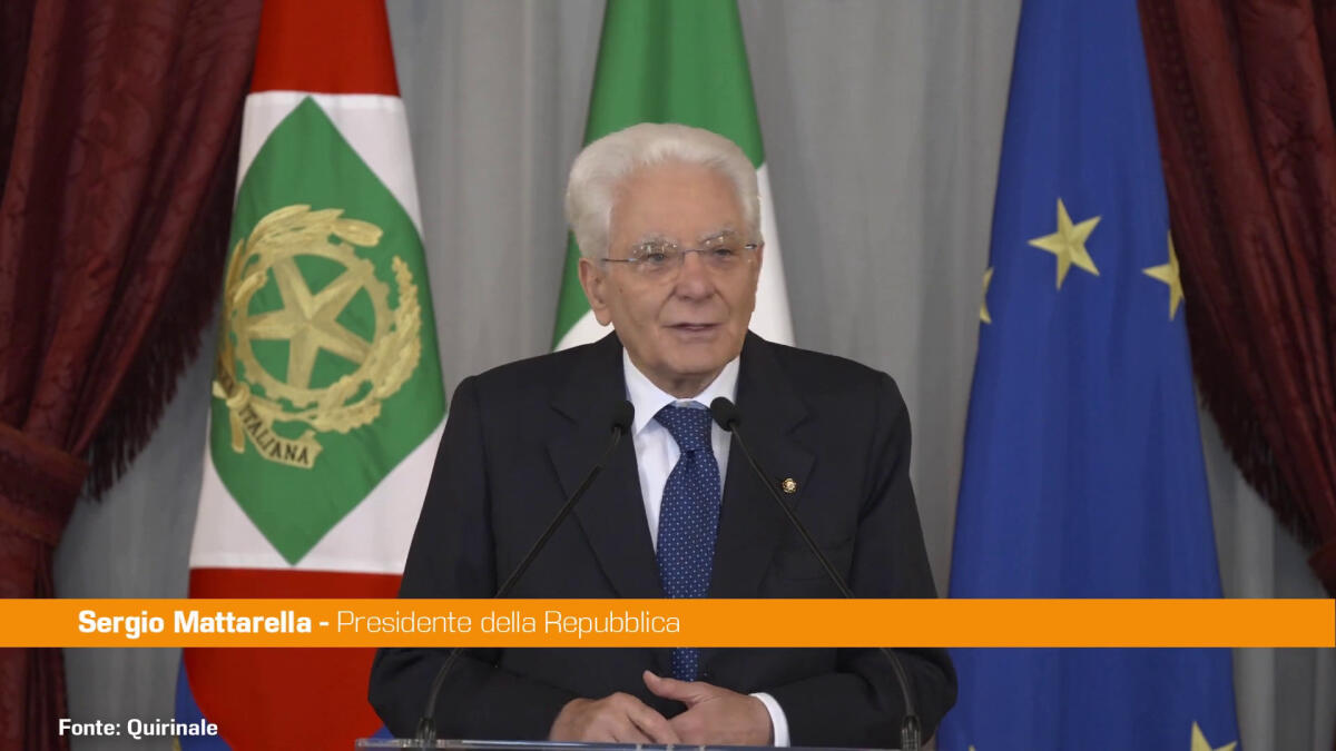 Mattarella "Non rassegniamoci alla supremazia delle cattive notizie" - 