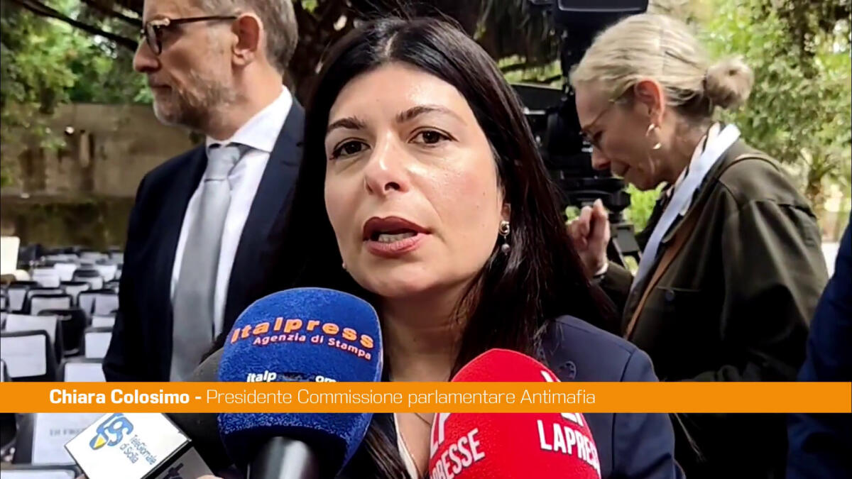 Colosimo "Si deve fare ancora di più nella lotta alla mafia" - 