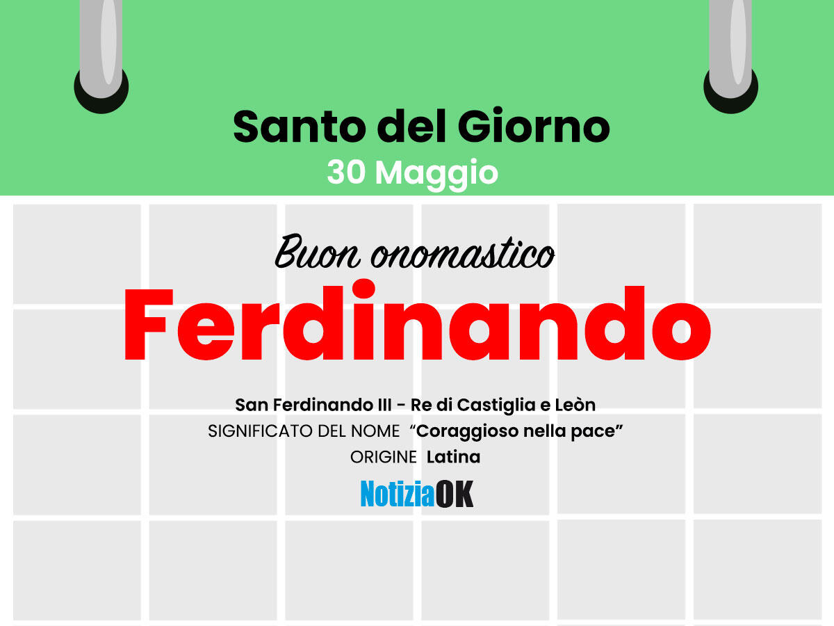 Oggi è San Ferdinando - 