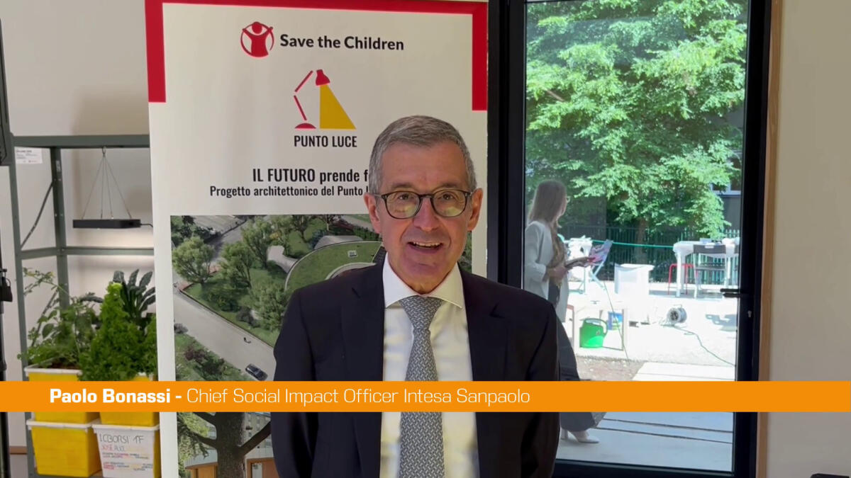 Bonassi "Intesa Sanpaolo sostiene il progetto di Save the Children" - 