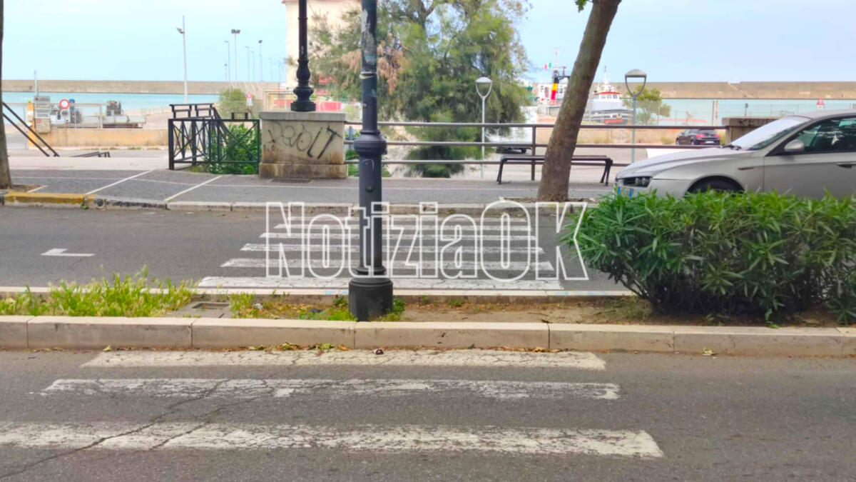 Nei Quartieri di Crotone - Strisce pedonali di viale Regina Margherita; qualche dubbio rimane - 