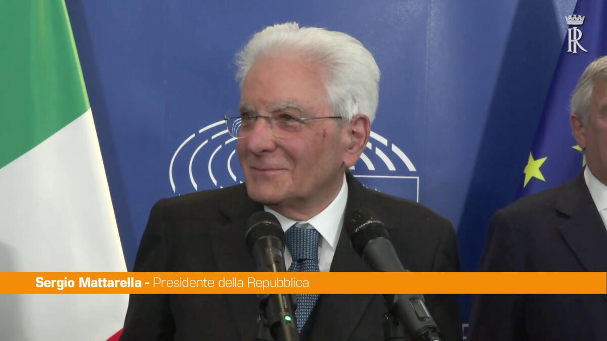 Mattarella agli eurodeputati "La Repubblica Italiana vi è vicina" - 
