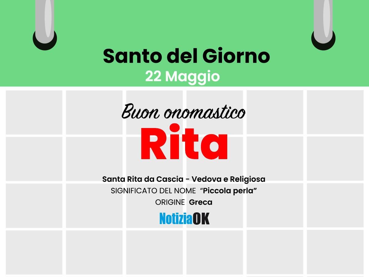 Onomastico: il Santo del giorno è Santa Rita - 