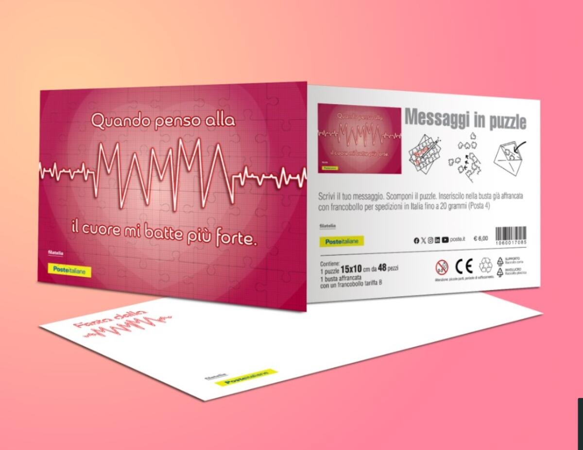 Crotone, Poste Italiane celebra la Festa della Mamma: disponibili le cartoline celebrative - 