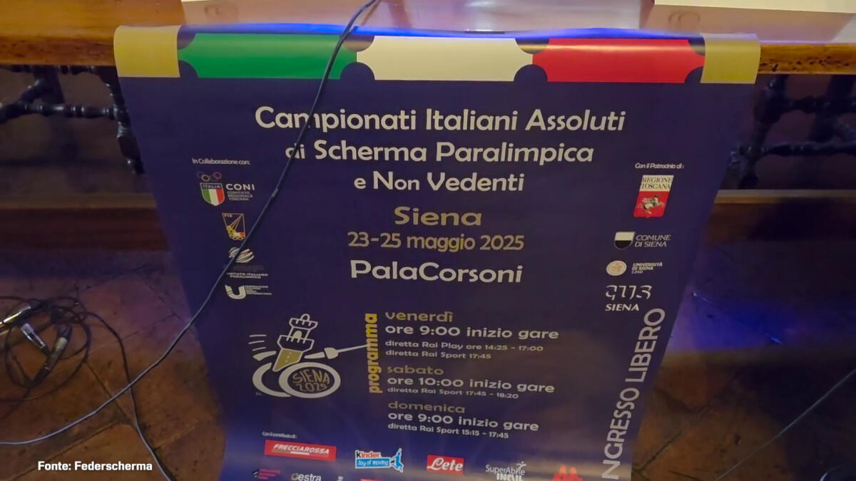 A Siena i Tricolori paralimpici di scherma 2025 - 