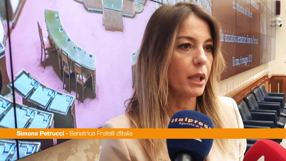 Petrucci "L'economia del mare ha un ruolo fondamentale" -