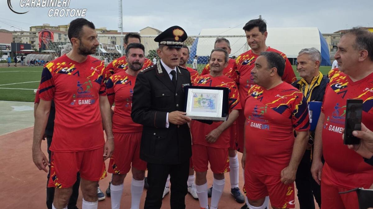 Crotone: Partita della legalità in memoria del Colonnello Gabriele Mambor - 