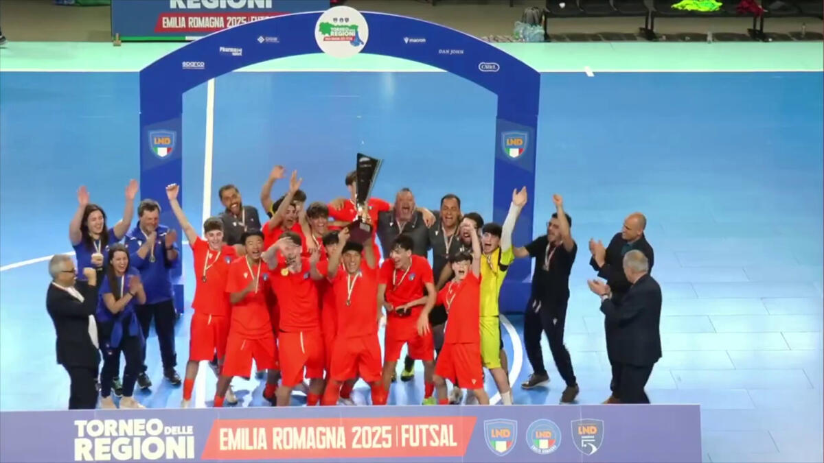 Grande successo di pubblico per il Torneo delle Regioni di calcio a 5 - 