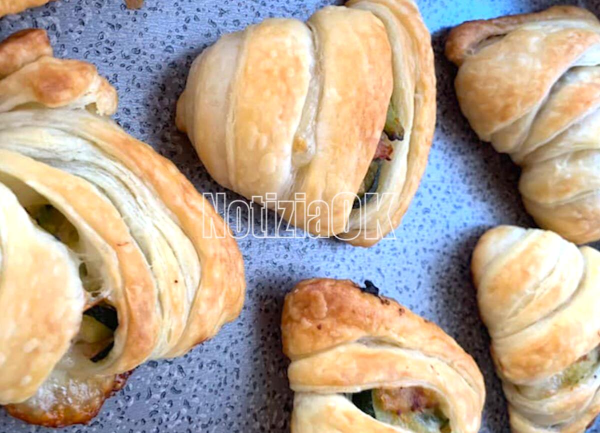 Le Ricette di Patrizia - Sfogliatelle con ripieno di zucchine, ricetta sfiziosa e gustosa - 